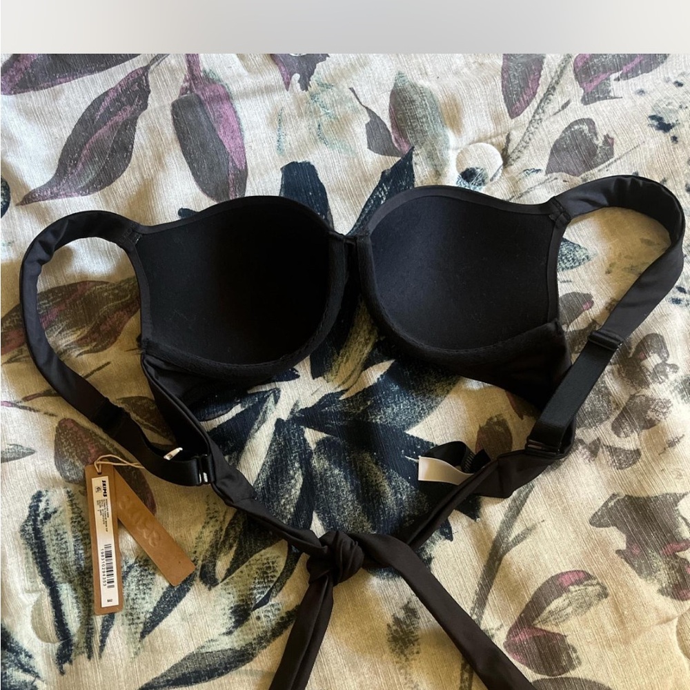 SKIMS Black Bikini Top